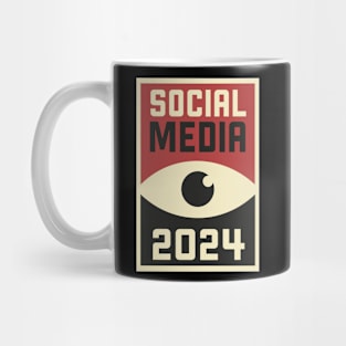 Social media 2024 (Big brother 1984) Mug